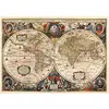 Image de Puzzle 2000 pièces : Carte du Monde Vintage, Hendrik Hondius KSGames-22529