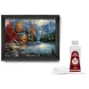Image de Coffret : Cadre, Colle et Puzzle 1000 pièces : L'Ombre de l'Hiver sur la Rivière ArtPuzzle-5696
