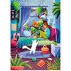 Image de Puzzle 1000 PiÃ¨ces : Fille & Chats