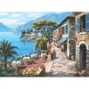 Image de Puzzle 1000 pièces : Sung Kim : Terrasse en bord d'un lac