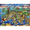 Image de Puzzle 1500 piÃ¨ces : Mappemonde europÃ©enne