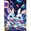 Image de Puzzle 1000 pièces : Lapins amoureux Yazz-3857