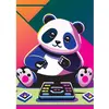 Image de Puzzle 1000 pièces : Panda Heureux Yazz-3855