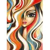 Image de Puzzle 1000 piÃ¨ces : Fille aux cheveux ondulÃ©s