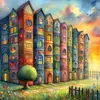 Image de Puzzle 1023 pièces : Booktown