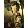 Image de Puzzle 1000 pièces : Femme et Dragon Magnolia-2313