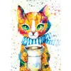Image de Puzzle 1000 pièces : Chat coloré Magnolia-3505
