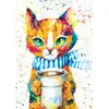 Image de Puzzle 1000 pièces : Chat coloré