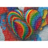 Image de Puzzle 1000 piÃ¨ces : Coeur Arc en ciel