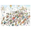 Image de Puzzle 1000 piÃ¨ces : Jan Van Haasteren :  Descente effrenÃ©e Ã  la montagne