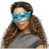 Image de Masque Venice sequins turquoise 00177BOL