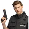 Image de Pistolet de police Officer - 21 cm 00467BOL