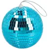 Image de PETITE Boule à  facettes 15cm à suspendre, Turquoise 777BOL