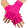 Image de Gants Mitaines Rose Fluo - Adulte 01906