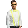 Image de Set Accessoires (lunettes, bretelles, noeud pap), Fluo Jaune 14052BOL