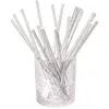 Image de Sachet de 20 Pailles en carton biodégradable, argent 20017BOL
