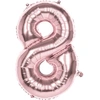 Image de Ballon Mylar Rose Cuivré Chiffre 8 - 86 cm 22048