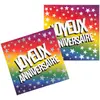 Image de Serviettes : Set de 12 Joyeux Anniversaire 30294