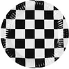 Image de Sachet de 10 Assiettes DAMIER racing 23 cm 44747BOL