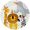 Image de Assiettes en papier Safari x8 50210