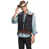 Image de Gilet Western Noir - Homme 54323