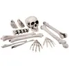 Image de Set 12 pièces Tête de mort et os 72157