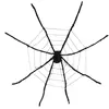 Image de Toile d'araignée noir avec araignée XL 72427BOL