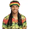 Image de Bonnet Jamaica avec cheveux 82000BOL