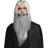 Image de Perruque Magicien avec Barbe, Gris 85712BOL