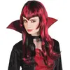 Image de Perruque Vampire rouge et noire 86077