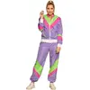 Image de Déguisement Survêtement Rétro - Violet - Femme 88501