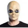 Image de Masque intégral en latex : Alien ridé - Adulte 97600