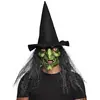 Image de Masque Latex avec cheveux et chapeau : Sorcière Lucinda RDLF-97608