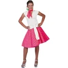 Image de Jupe Rock'N Roll Rose Pois Verts 508046B
