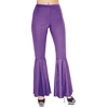 Image de Pantalon à Patte d’Éléphant - Hippie / Disco - Violet - Femme 508094C-44-46