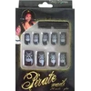 Image de Faux Ongles Noirs - Motifs Pirate 58262