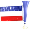 Image de Trompette+Drapeau Français 62328
