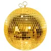 Image de Boule à facettes miroir 20 cm - Dorée FETE-66428