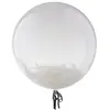 Image de Ballon transparent rond avec plumes 45 cm 85433