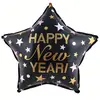 Image de Ballon aluminium étoile 45 cm : Happy New Year ! 87002