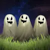 Image de 3 fantômes illuminés par LED pour le jardin FETE-94102