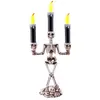Image de Chandelier squelette avec 3 LED bougies FETE-94495