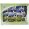 Image de Lot de 12 figurines vaches noires et blanches (1:32) KidsGlobe-571929