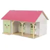 Image de Ecurie pour chevaux avec 2 coffres et rangement rose (1:32) KidsGlobe-610245