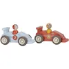 Image de Set de 2 voitures de course en bois