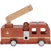Image de Camion de pompiers et accessoires en bois
