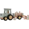 Image de Tracteur avec remorque en bois Little Farm