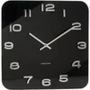Image de Horloge murale verre Karlsson Vintage Noir 35x35x4x0,3 cm KA4398