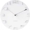 Image de Horloge murale avec aiguilles chromées Karlsson On The Edge Blanc 42x42x5x42 cm KA5311WH