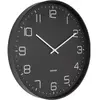 Image de Horloge murale fer Karlsson Lofty Noir 40x40x4,5x40 cm KA5751BK